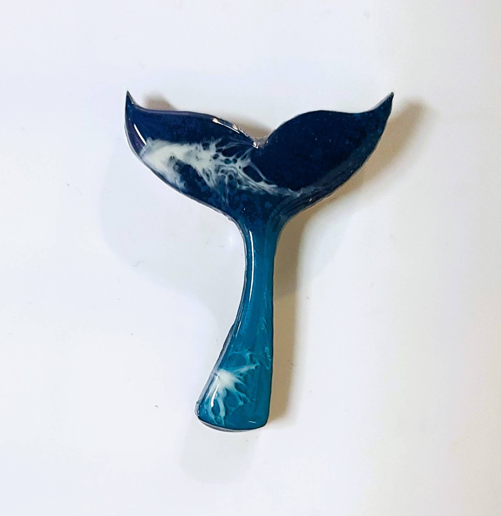 Whale Tail Ocean Scene Resin & Wood Magnets - Mellow Monkey