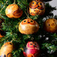 Mini Owl Gourd Ornament - 2-in