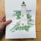 Ocracoke Lighthouse Single Notecard - NC Coast Collection - Mellow Monkey