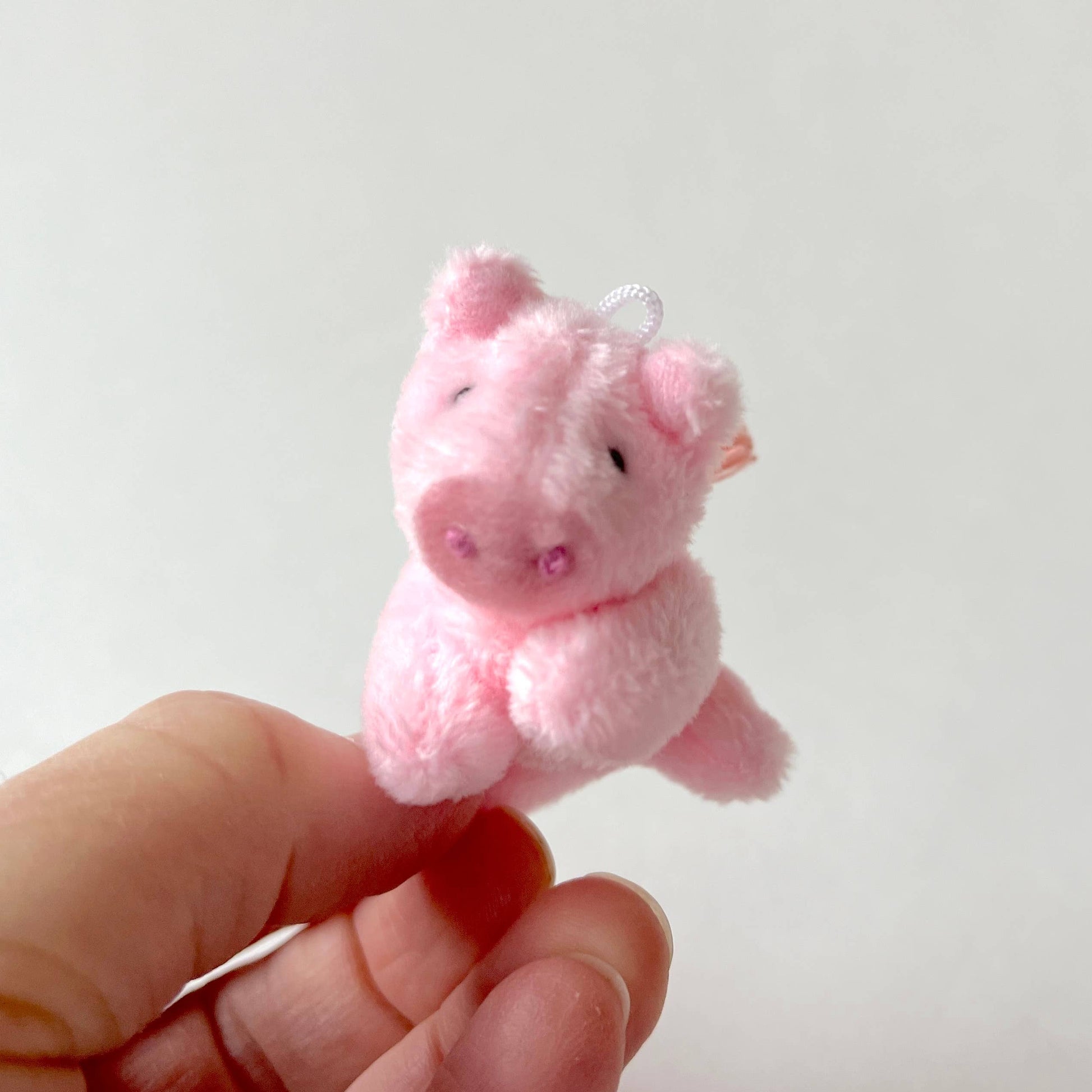 Miniature Plush Pig - Pink - 2-in - Mellow Monkey