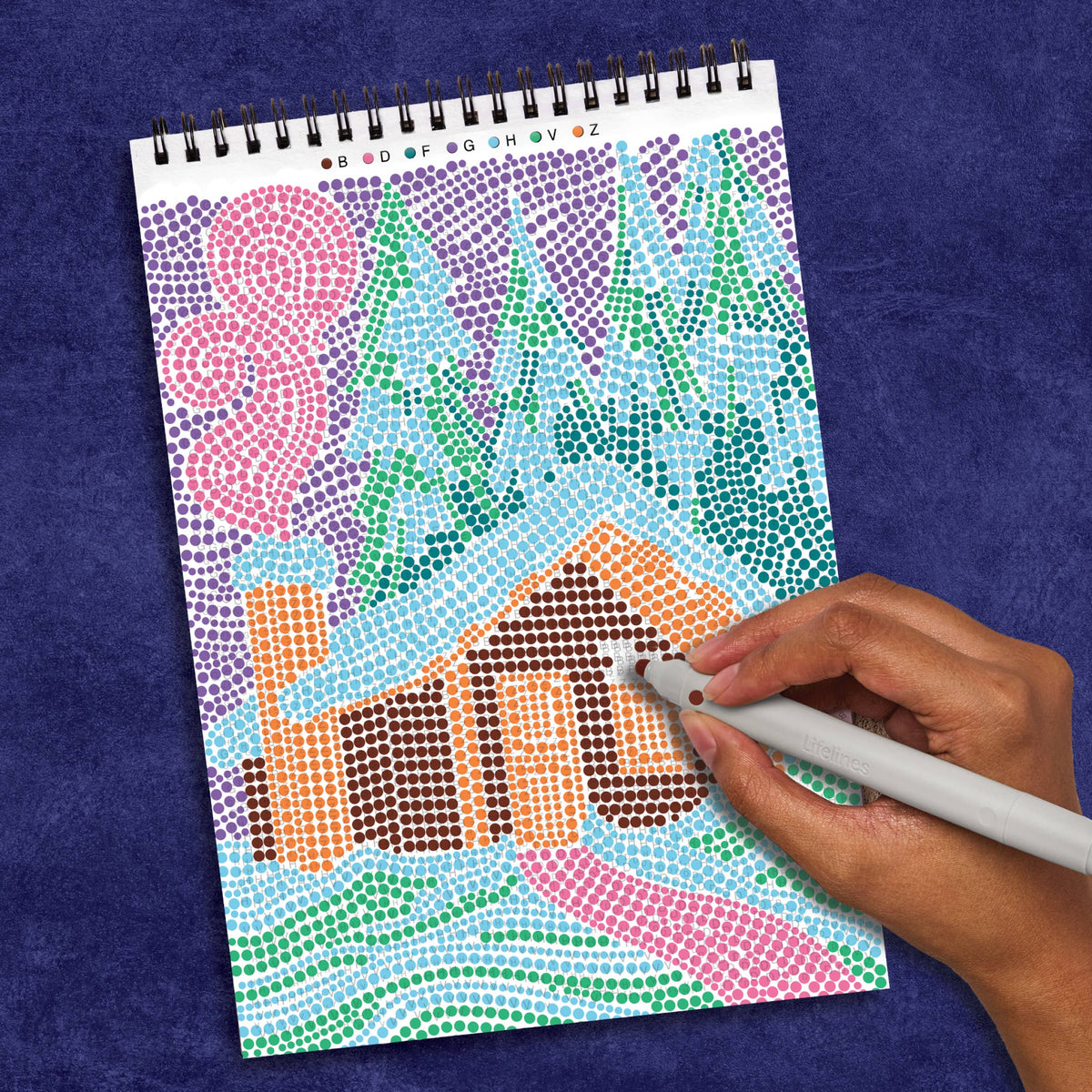 FlowArt - Dot By Letter - Snowed in - Mellow Monkey