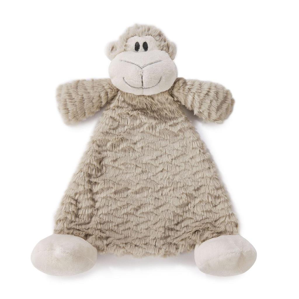 Meekie Monkey Rattle Blankie - 13-in - Mellow Monkey
