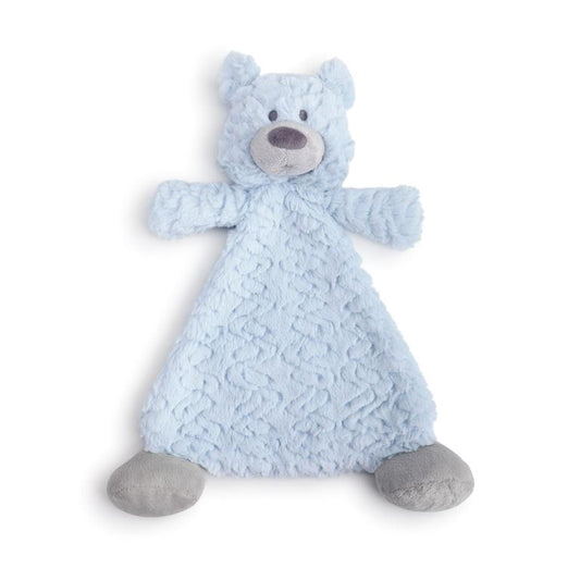 Blake Bear Rattle Blankie - 13-in - Mellow Monkey