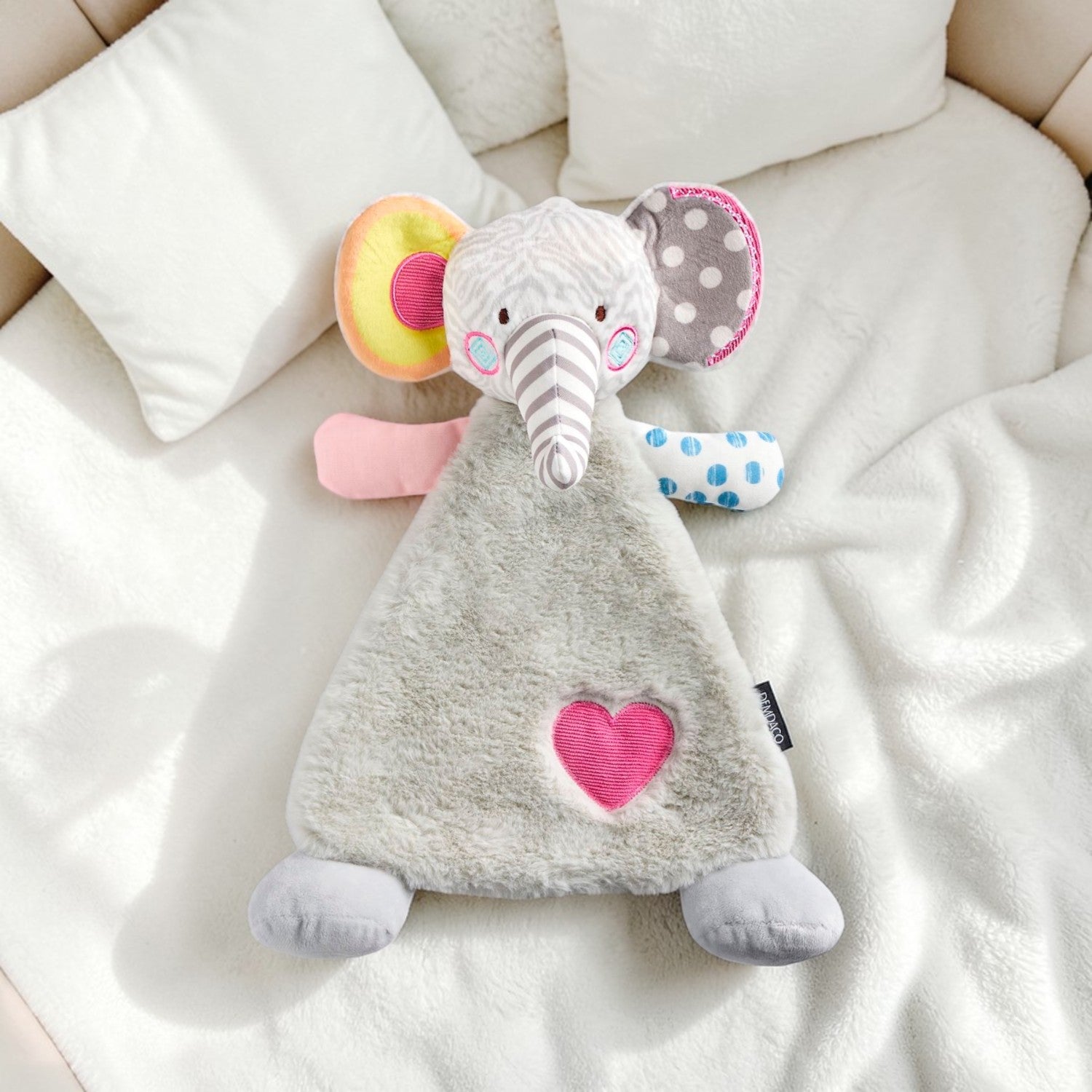 Elephant Cozie Blankie - 14-in - Mellow Monkey