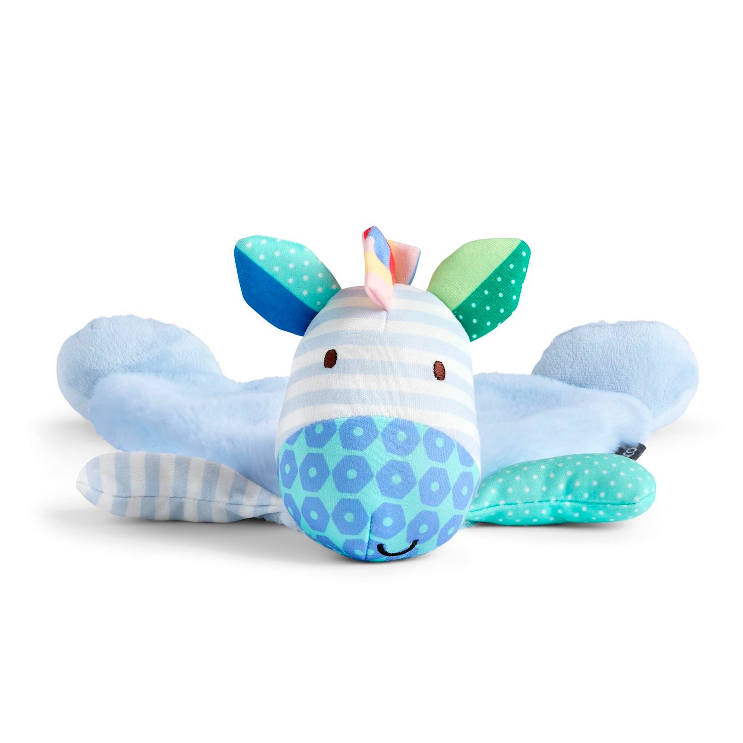 Zebra Cozie Blankie - 14-in - Mellow Monkey