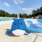 Blue Whale Bathtime Plush - 6-in - Mellow Monkey