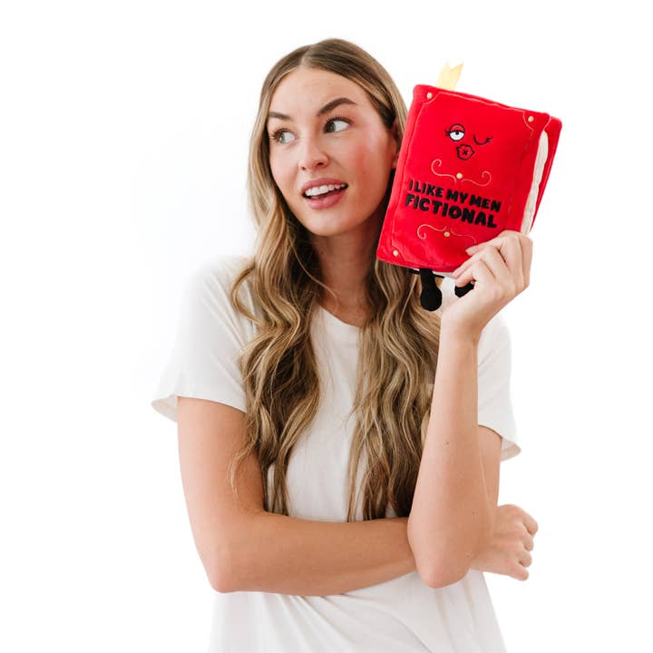 Book Plush - I Like My Men Fictional - Mellow Monkey