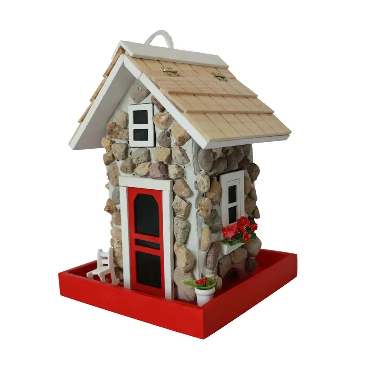 Field Stone Guest Cottage Bird Feeder - Mellow Monkey