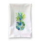 Sea Glass Pineapple Flour Sack Kitchen Towel - Mellow Monkey