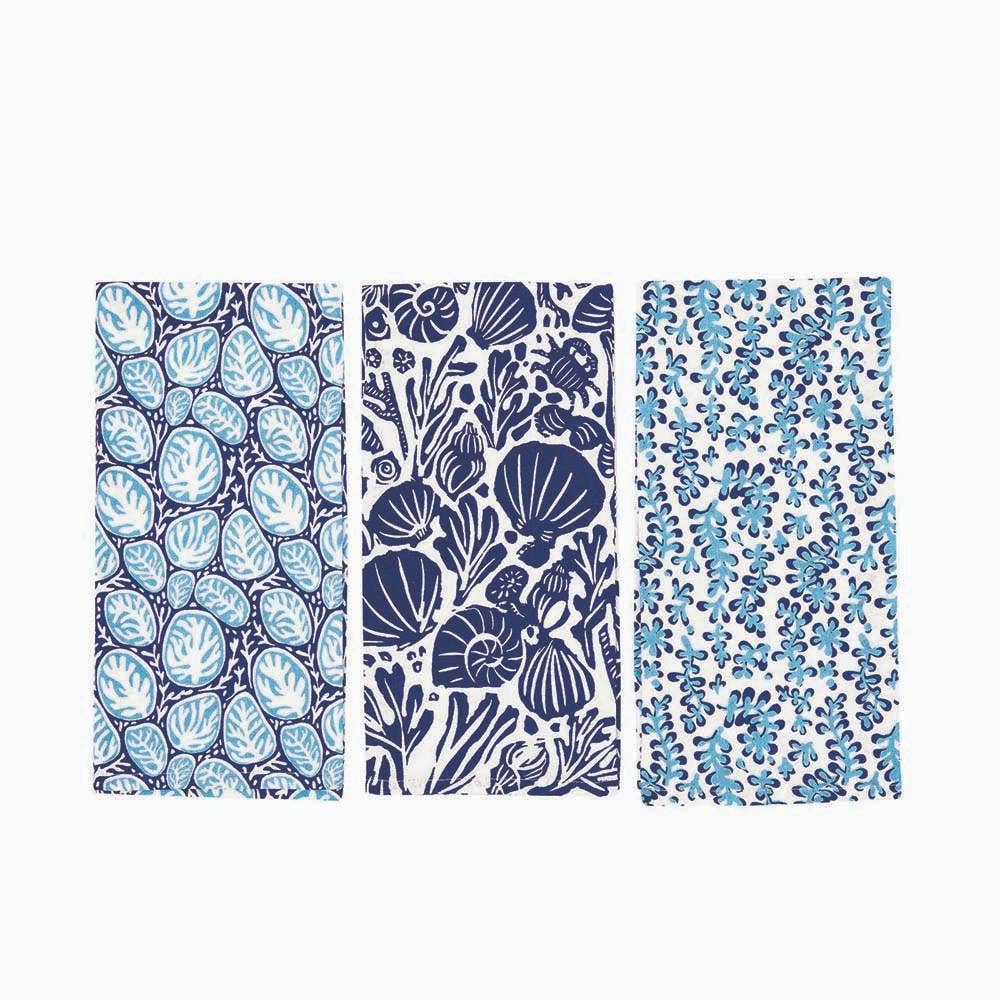 Sea Life - Kitchen Towels - Set of 3 - Mellow Monkey