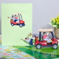 Drunk Golfers Funny 3D Pop-Up Golf Greeting Card - Mellow Monkey