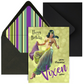 Happy Birthday You Freakin' Vixen You - Masquerade Pinup Birthday Greeting Card - Mellow Monkey