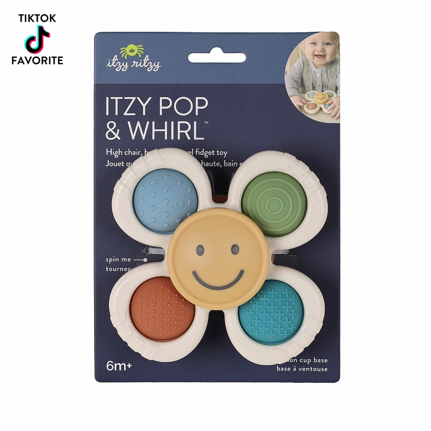 Itzy Pop And Whirl Fidget Toy - Mellow Monkey