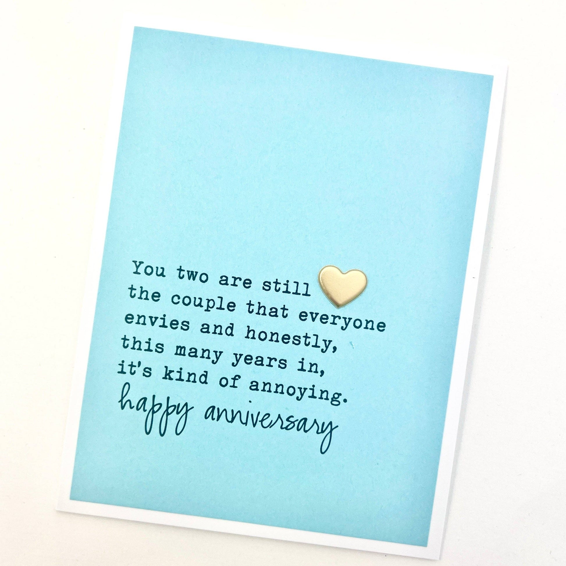 You Two Are Still The Couple That Everyone Envies... - Anniversary Card - Mellow Monkey