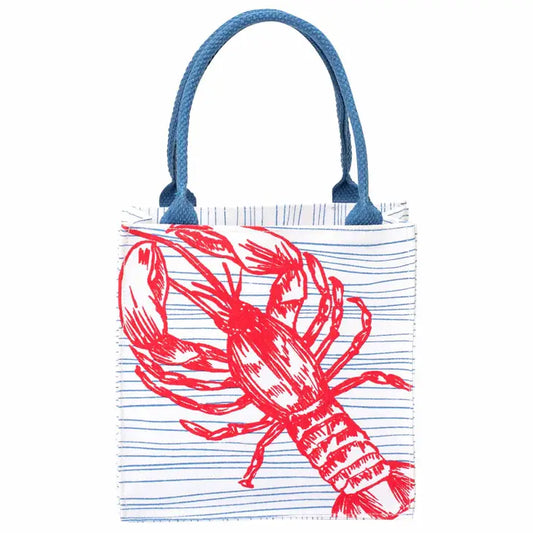 Lobster - Itsy Bitsy Fabric Gift Bag - Mellow Monkey