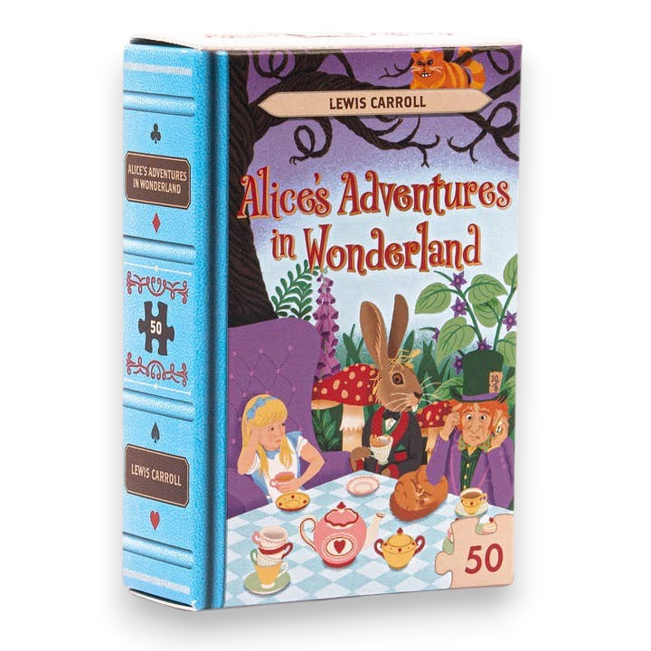 Alice's Adventures in Wonderland - Mini Jigsaw Library Puzzle - Mellow Monkey
