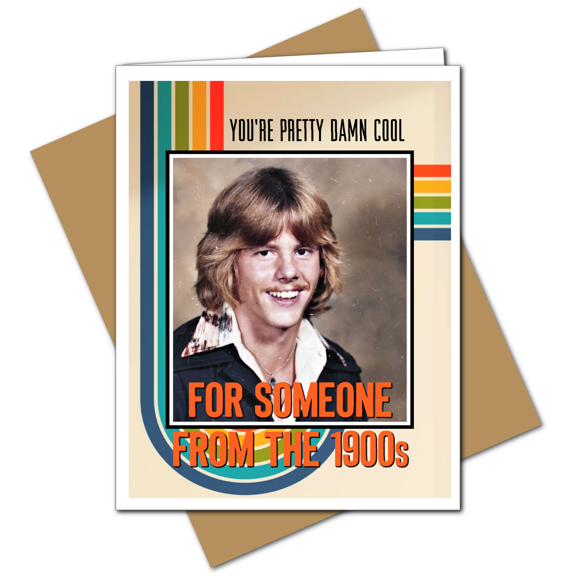 1900s - M - Birthday Greeting Card - Mellow Monkey