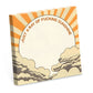 Funny Sarcastic Sticky Note Pad - Ray of Sunshine - Mellow Monkey