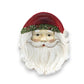 Santa Face Ceramic Plate with Hat - 11-in - Mellow Monkey