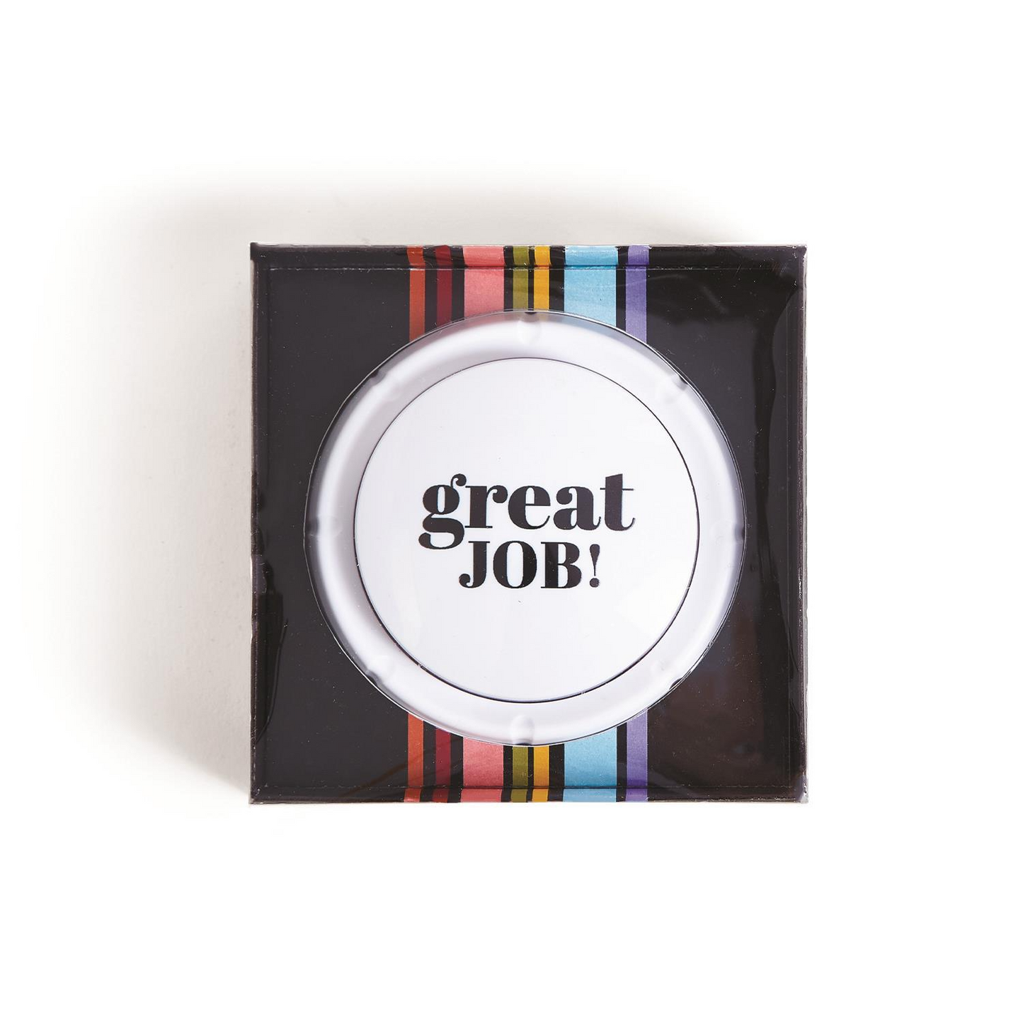 Great Job - Desktop Button in Gift Box - Mellow Monkey