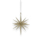 6-Inch 18 Point Champagne Glitter Star Ornament - Mellow Monkey