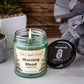 Morning Wood Christmas Holiday Candle - Blue Spruce Pine Tree - 6oz - Mellow Monkey