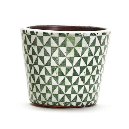 Arta Verde Terracotta Pot - 5-1/2-in - Mellow Monkey