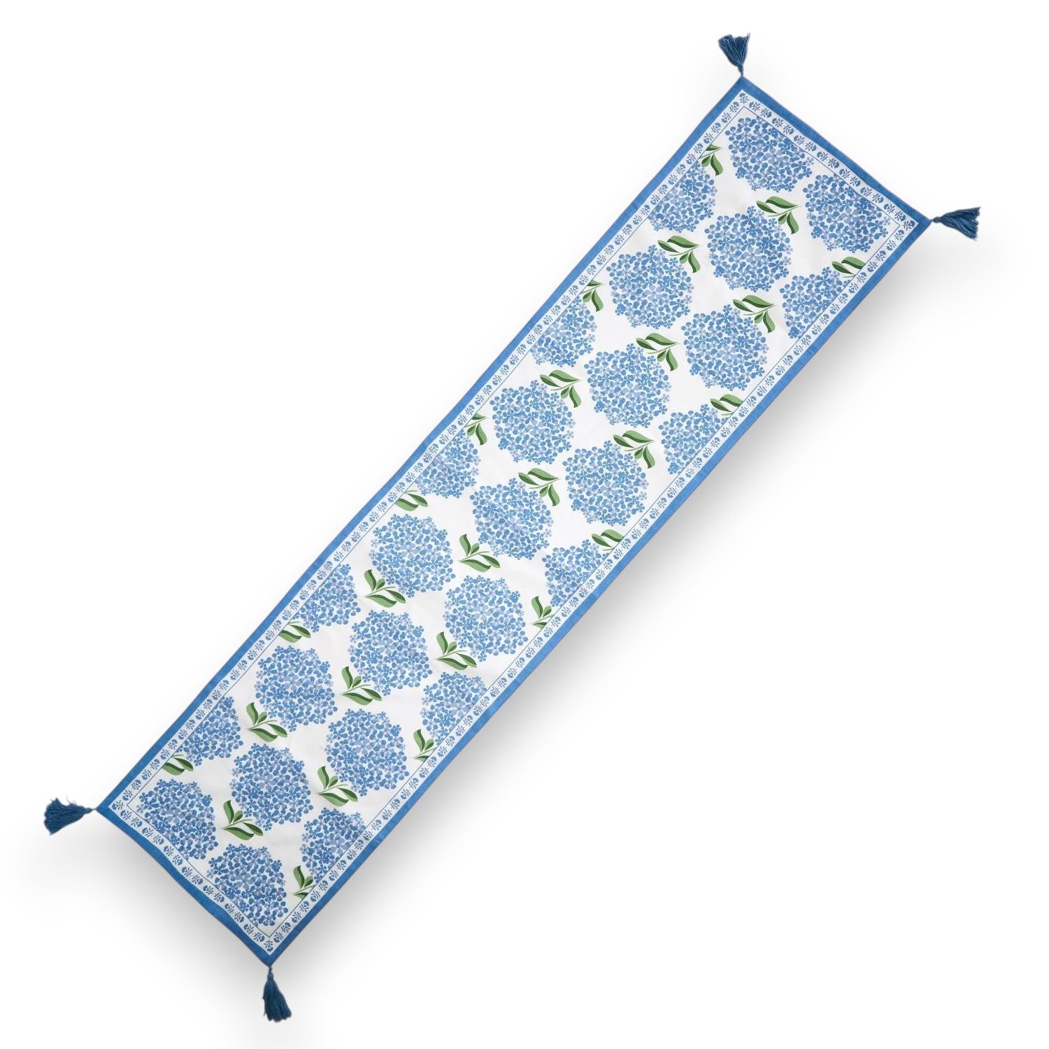 Hydrangea Table Runner - 58-in x 14-in - Mellow Monkey