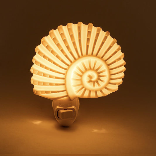 Nautilus Seashell Decor Nightlight in Gift Box