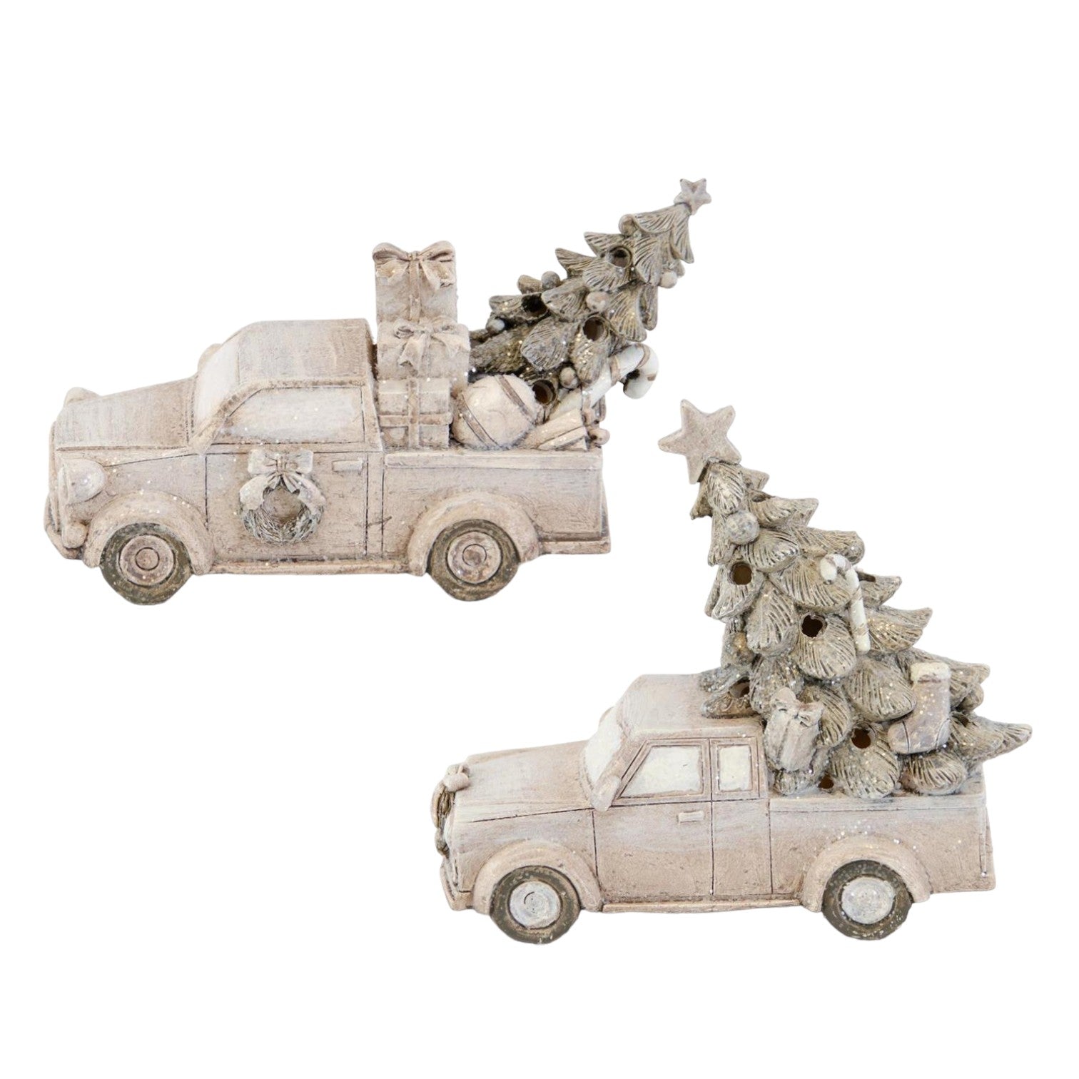 Glittered Resin LED Tan Trucks - Mellow Monkey