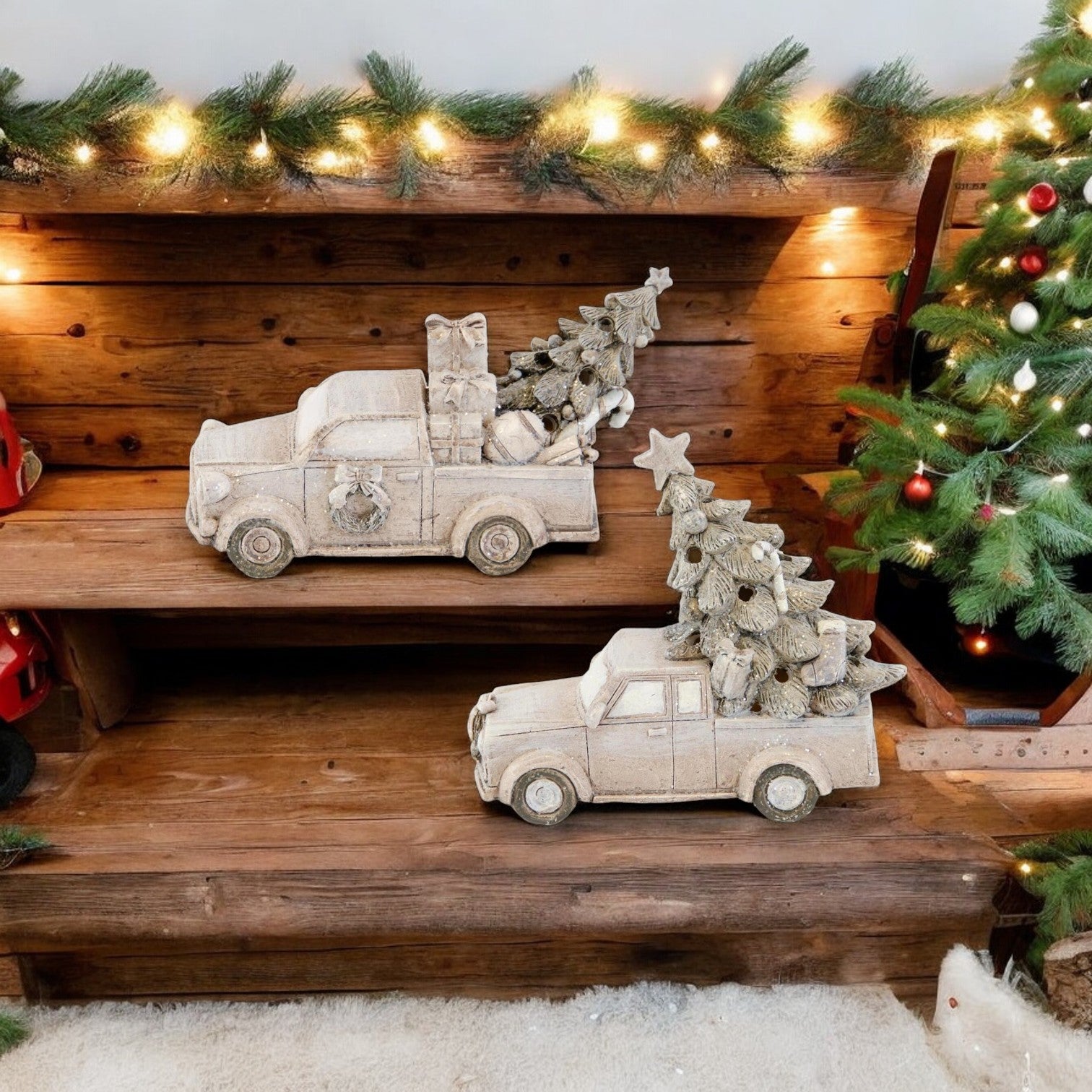 Glittered Resin LED Tan Trucks - Mellow Monkey