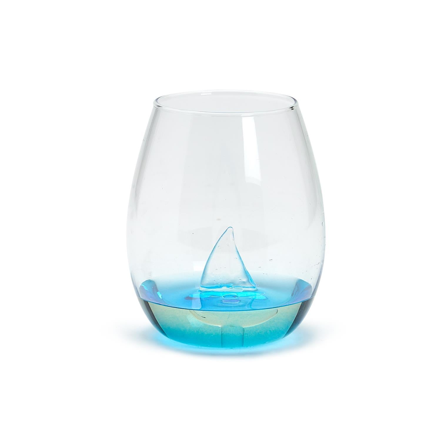 Sailboat Stemless Wine Glass - 20-oz. - Mellow Monkey