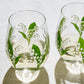 Lily of The Valley Stemless Wine Glass - Mellow Monkey