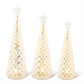 Gold Hobnail Mercury Glass Light-Up Tree with Timer - Mellow Monkey