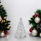 Mini Clear Glass Christmas Tree - 4-1/4-in - Mellow Monkey