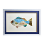 Individual Framed Paper Collage Fish Wall Art - Mellow Monkey