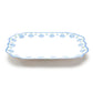 Blue Hydrangea Platter Tray - 18-1/2-in - Mellow Monkey