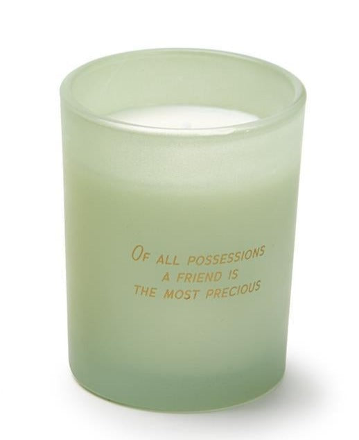 Sweet Pea - A Friend is Most Precious Candle - 7.4-oz - Mellow Monkey