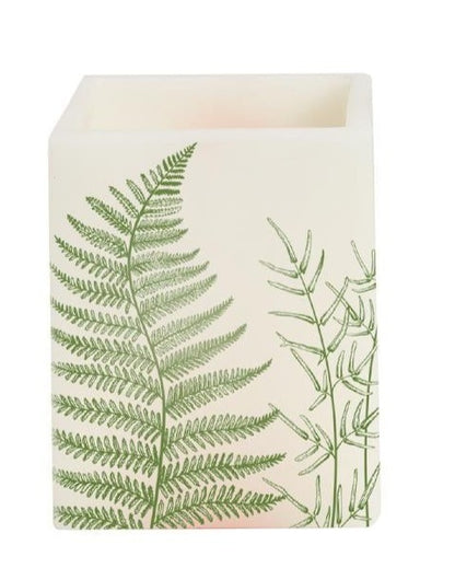 Fern Citronella Lantern Candle - 3% Citronella ~36 Hrs Wax - Mellow Monkey