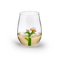 Bee and Flower Icon Stemless Wine Glass - 20 oz - Mellow Monkey