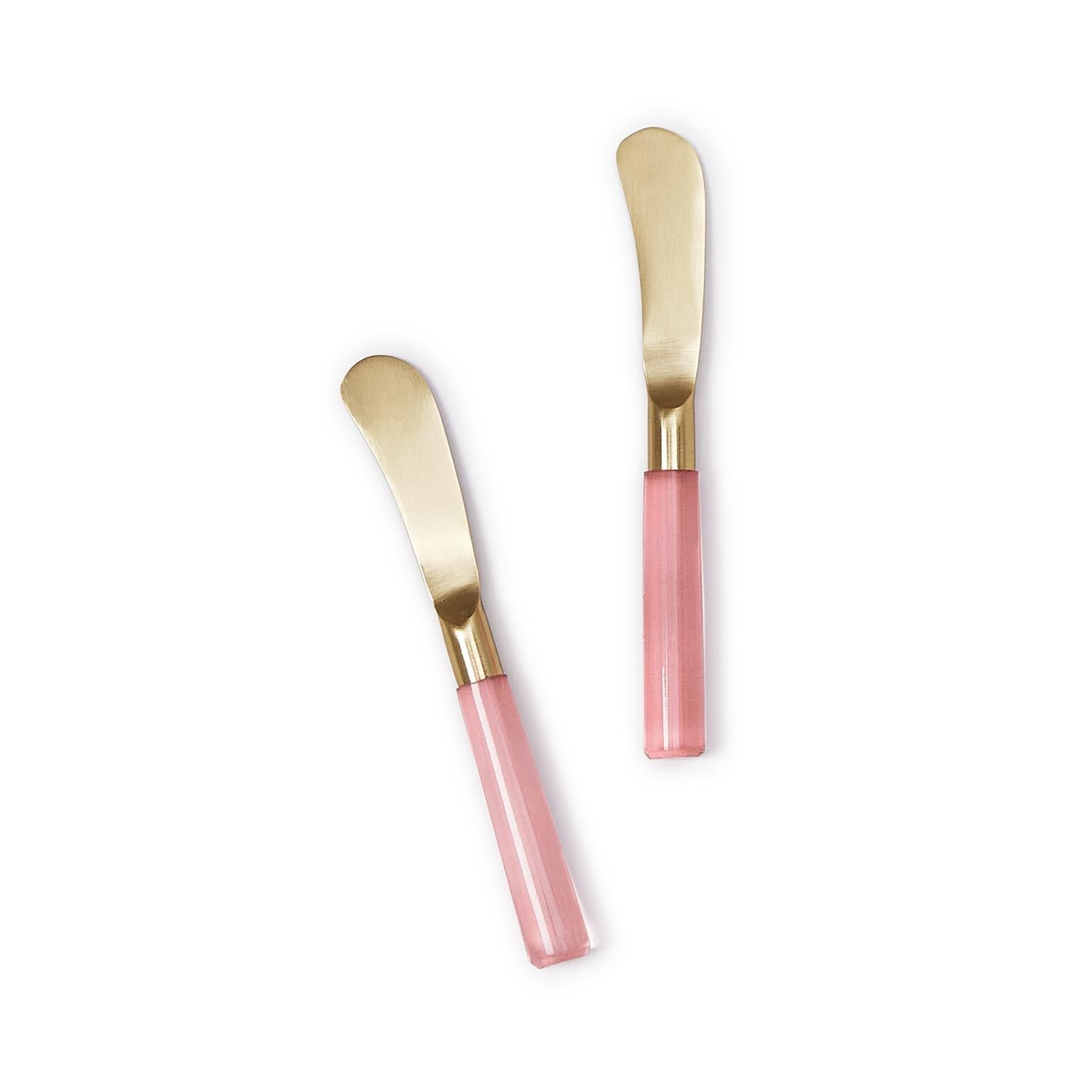 Pink Blush Set Of 2 Spreaders - Mellow Monkey