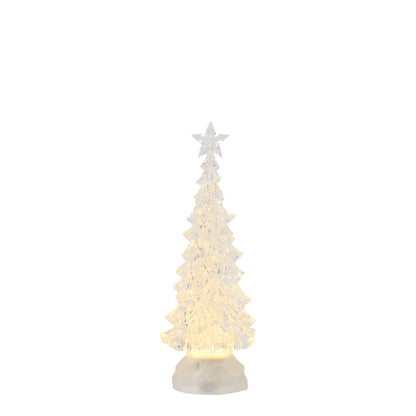 Clear Swirling Glitter LED Tree - Mellow Monkey