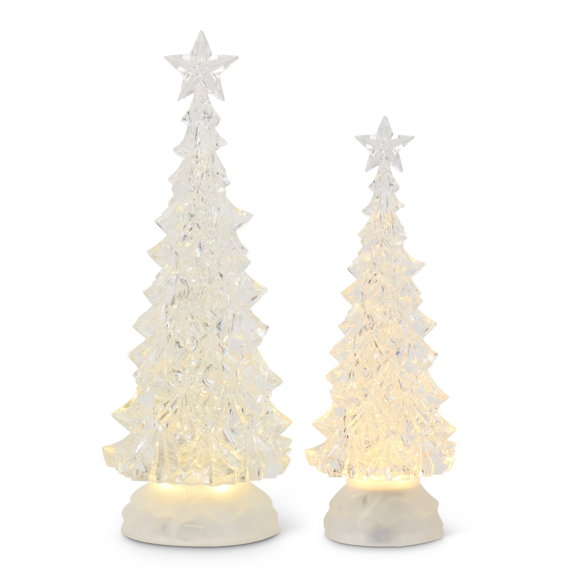 Clear Swirling Glitter LED Tree - Mellow Monkey