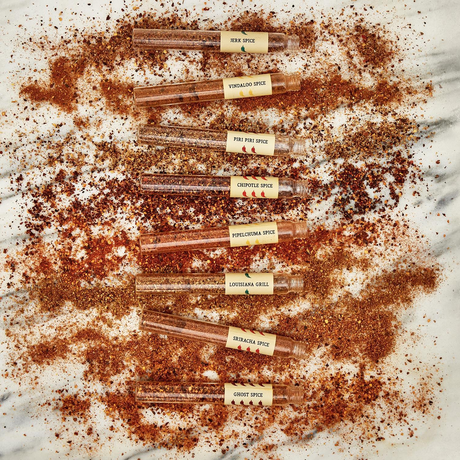 Chili Addict 8 Tube Gift Set - 6.95 oz - Mellow Monkey