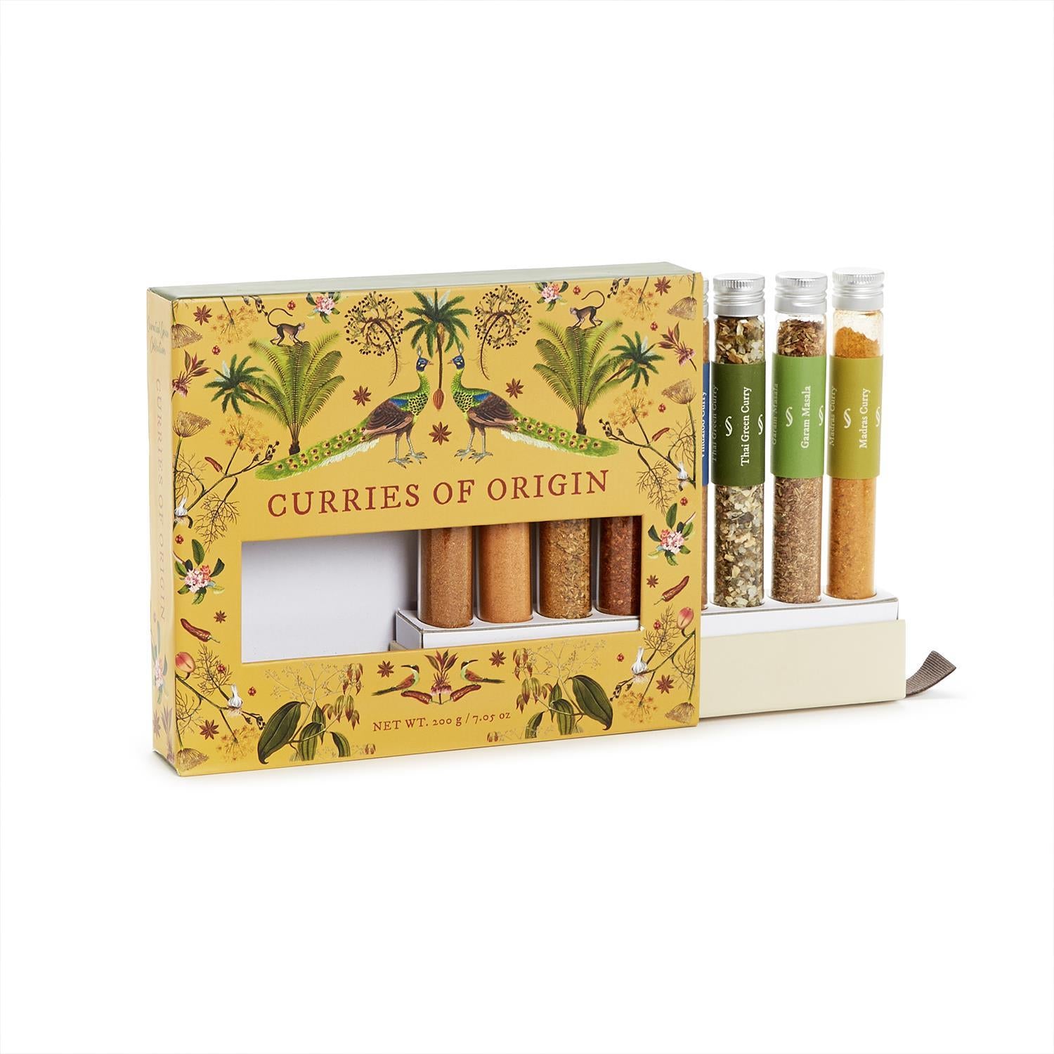 Curries of Origin Gourmet Spice 8 Tube Gift Set - 7.05-oz - Mellow Monkey