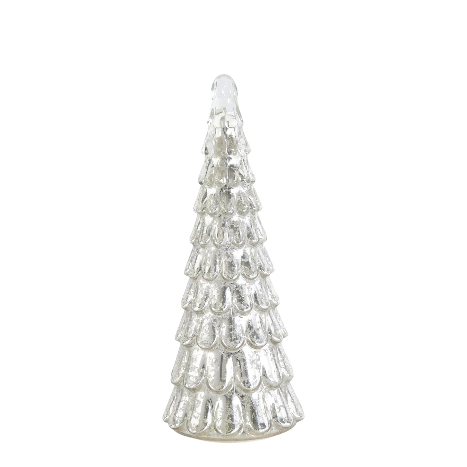 Silver LED Mercury Glass Tree - Mellow Monkey