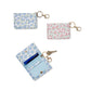 Hydrangea Print ID Wallet On Keyring - Mellow Monkey