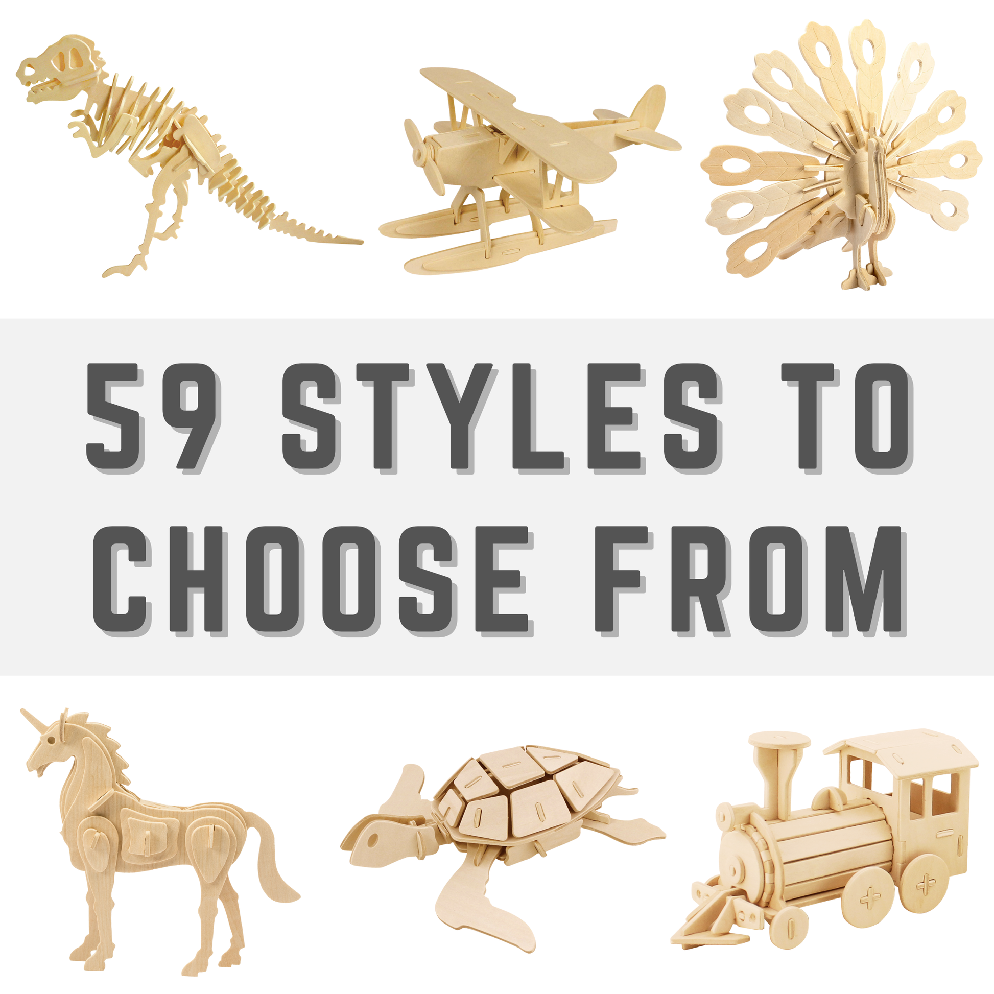 3D Wooden Puzzles: Squirrel - Mellow Monkey