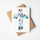 Cross Plantable Wildflowers Greeting Card - Mellow Monkey