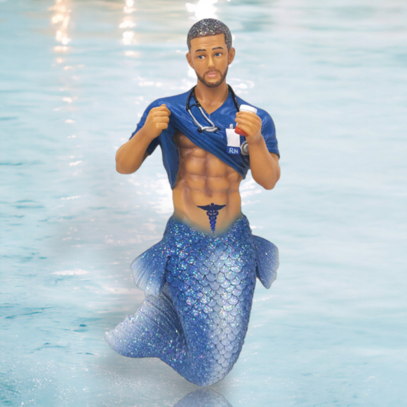 December Diamonds Merman Ornament - Thumbnail 2